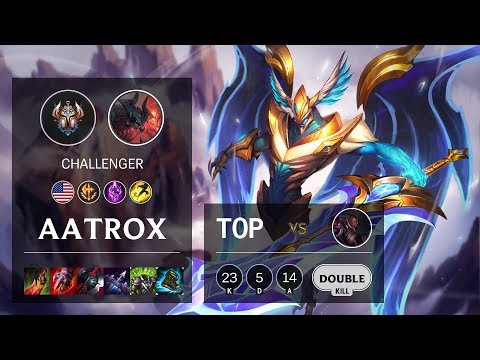 Aatrox Top vs Lucian - NA Challenger Patch 10.8