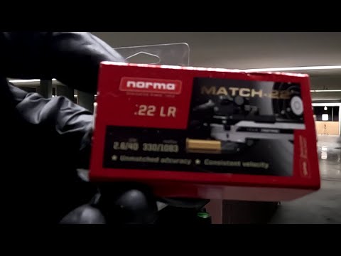Norma Match  22 LR chronograph testing