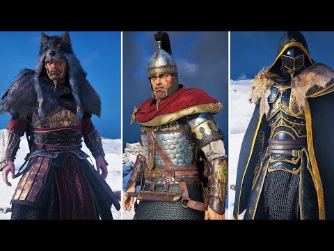 Assassin's Creed Valhalla All Helix And DLC Armor Sets Showcase 4K