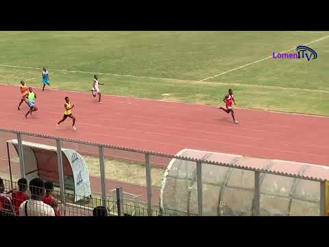 Boy’s 200m heat 5. 22.88sec. Ashanti Region TVET athletics competition 2026.