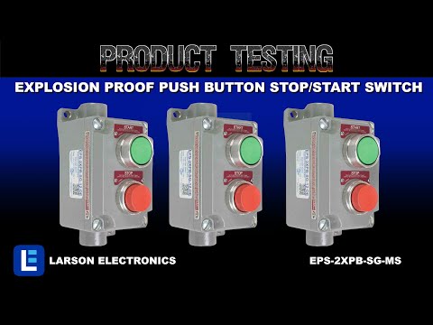 Explosion Proof Push Button Stop/Start Switch - Momentary Switch - Class 1 Div 1 & 2 - Class 2 Div 1