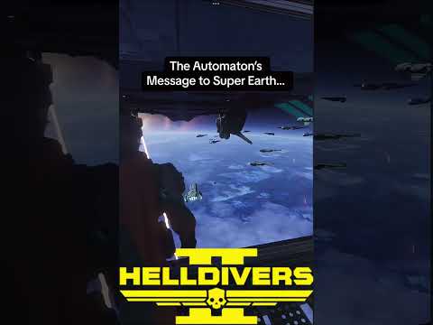 Helldivers 2: AUTOMATONS Send a Disturbing MESSAGE to SUPER EARTH! 😳🔥☠️