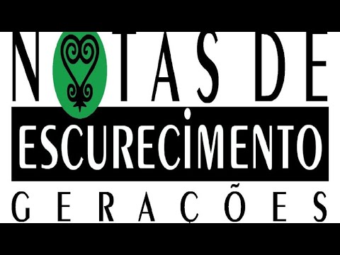 04/11/25 TERÇA FEIRA ÀS 17 HS, "NOTAS DE ESCURECIMENTO", GERAÇÕES COM - RAI SOARES.
