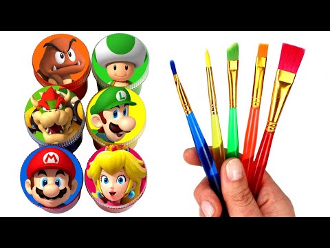 Super Mario Drawing and Painting | Learn How to Draw Mario Characters