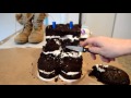 Football boot cake tutorial