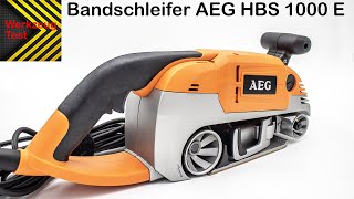 Bandschleifer AEG HBS 1000 E - Werkzeug Test