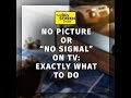 No Signal On Your Tv Exactly What To Do To Fix It