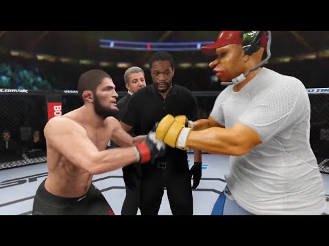 UFC 4 - Khabib vs. Homer Simpson - Champion Fights ☝️🦅