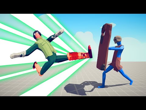 TAIJUTSU of ROCK LEE vs EVERY UNIT| TABS - Totally Accurate Battle Simulator