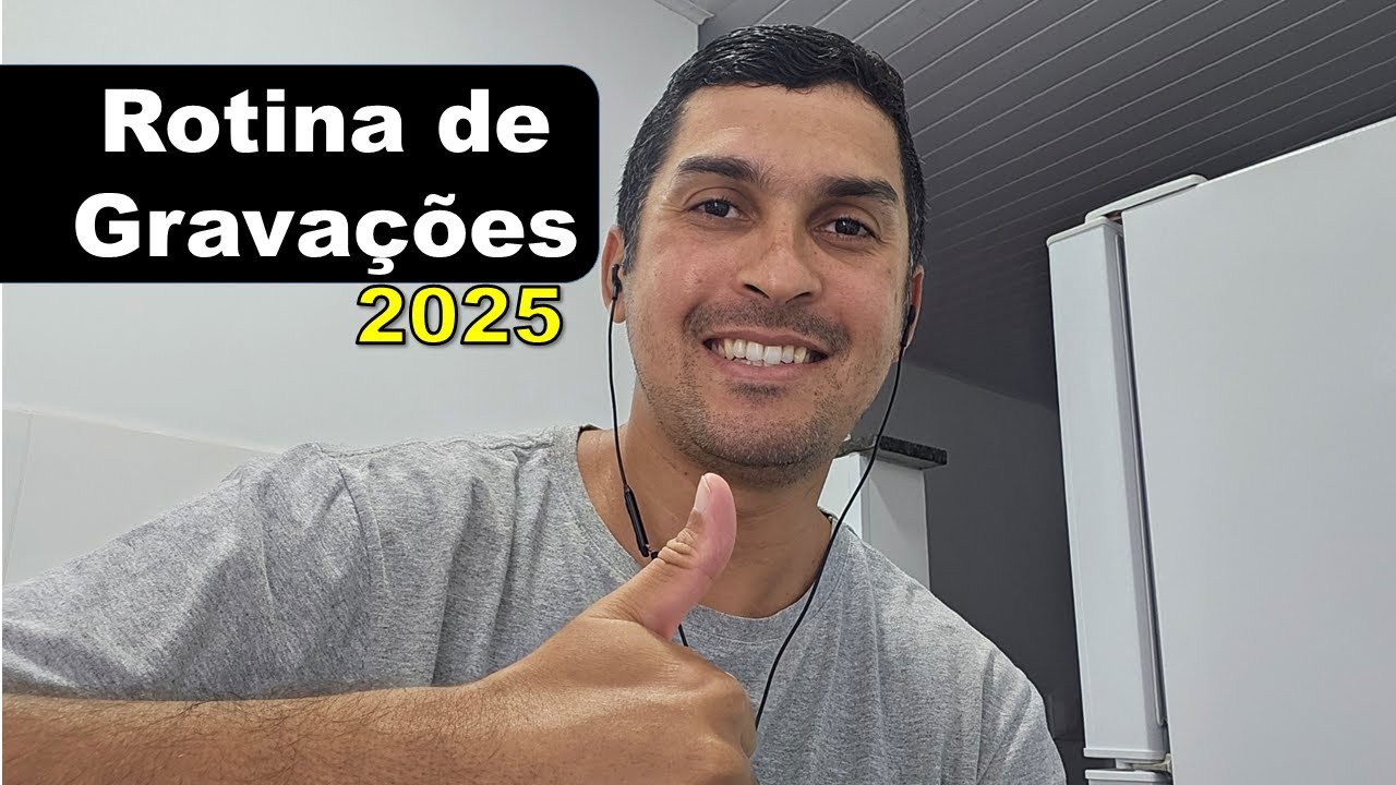 Rotina de gravações 2025 | Professor Romilton Júnior | professor de informática para concursos