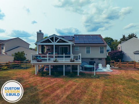 They Needed a New Deck but Their Solar Panels Were in the Way...I Solved Their Problem.