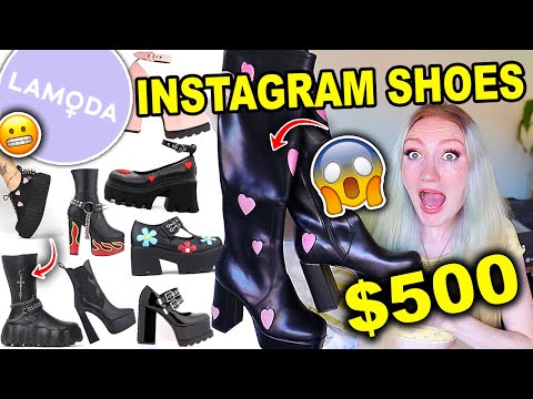 $500 LAMODA 鞋款大搜羅和試穿！！BLACK FRIDAY 2020 | Instagram上的這些鞋子是真的嗎？ ($500 LAMODA SHOE HAUL AND TRY ON!! BLACK FRIDAY 2020 | Are these Instagram Shoes Legit?!)
