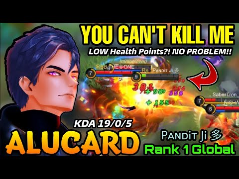 UNKILLABLE & UNSTOPPABLE Alucard 19 Kills without Death - Top 1 Global Alucard by Pᴀɴᴅiᴛ Ji 多 - MLBB