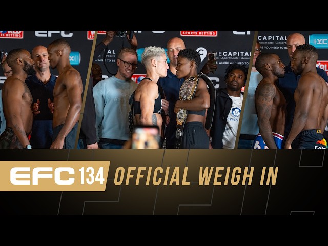 EFC 134 Official Weigh-In | Amanda Lino vs Juliet Chukwu