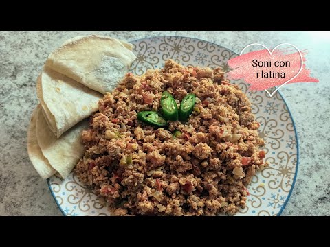 MACHACA CON HUEVO A LA MEXICANA