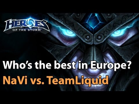 ► Heroes of the Storm (Pro Gameplay) - The best in Europe? NaVi vs. TeamLiquid (Bo3)