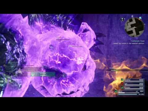 Final Fantasy XV playthrough pt107 - Concrete Evidence Why FFXV Sucks (Jabberwock Boss, then FAIL!)