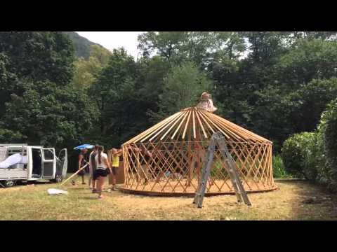 Zeltwelt Jurte 5teilig mit Holzboden