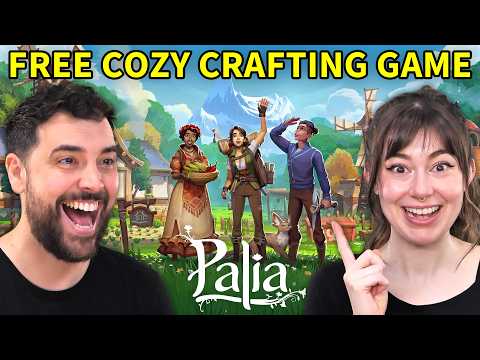 Husband & Wife Try Free Cozy Crafting Sim (Palia)