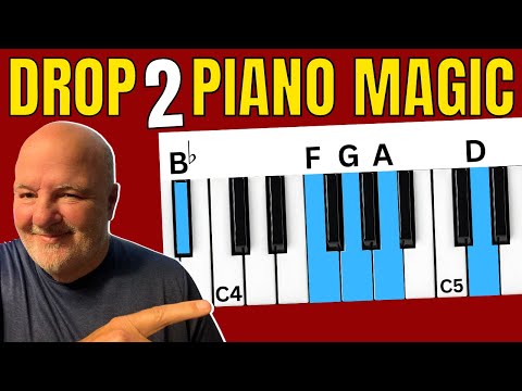 Meistere die „Drop 2“-Akkordführung für Klavier in 5 Minuten