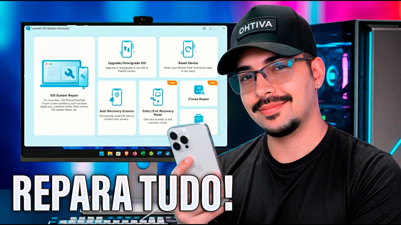 O Segredo dos Técnicos! 🛠️ Como Reparar QUALQUER Erro de iOS/iPadOS com TunesKit