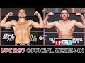 UFC 297: Strickland vs. Du Plessis Official Weigh-In | MMA Fighting