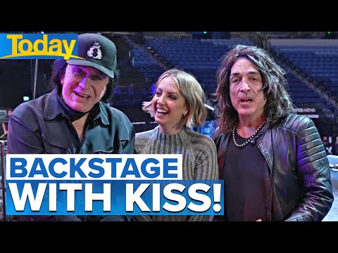 Brooke goes backstage with KISS at final Aussie tour | Today Show Australia