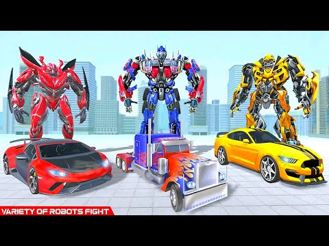 Jet Robot Car Transformation :Bumblebee Robot Car | Android iOS Gameplay