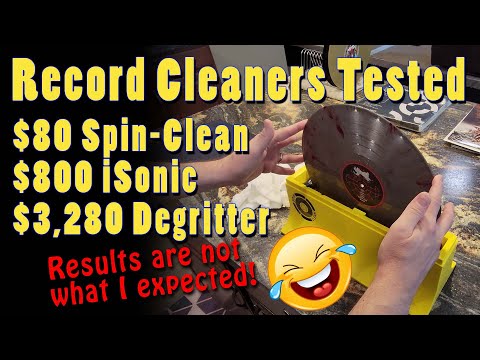 Comparing the Spin-Clean vs iSonic vs Degritter Ultrasonic Vinyl Record Cleaners. A total FIASCO!?