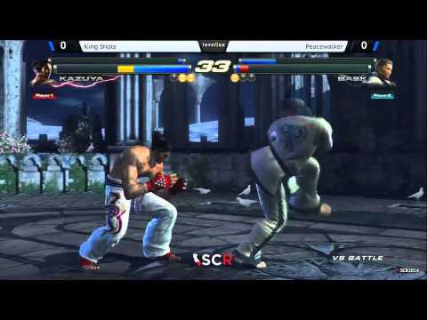 King Shola vs Peacewalker - Tekken Tag 2 - SCR2014 DAY2