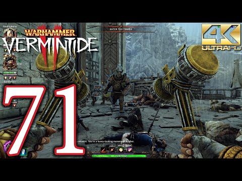 Warhammer Vermintide 2 PC 4K Walkthrough - Part 71 - Righteous Stand (Raining Cataclysm)