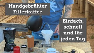 Kaffee Handfilter Zubereitung - Der Perfekte Filterkaffee Mit Dem Hario V60