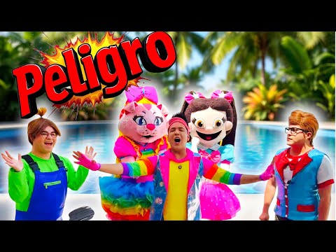 Peligro en la Alberca /El Club de Kids Play y Los Compañeros /pool party