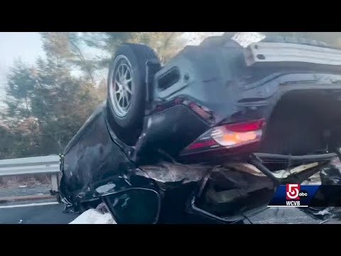 Chase ends in crash on Route 128 in Gloucester