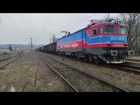 Tren de marfa GFR cu 40-0691-8 trece prin Suceava Vest - 28.03.2021