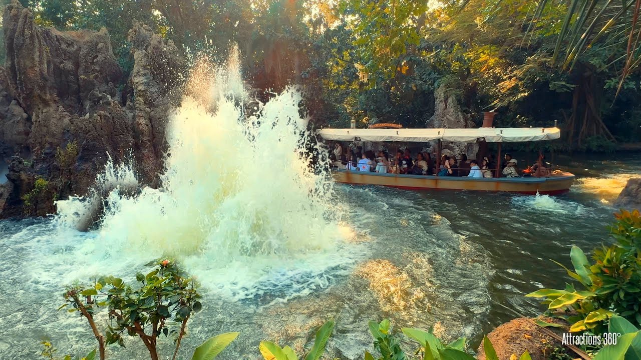 MyDisneyFix | Jungle Cruise with EPIC Fire & Water Finale Ride - Better ...