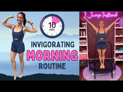 Energizing 10-Minute Morning Rebounder Routine for a Productive Day, I Jump Instead on a Cellerciser