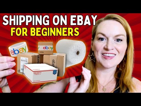 Shipping on eBay for Beginners 2024 | Step by Step Cheapest Method, Free Supplies, Tools
