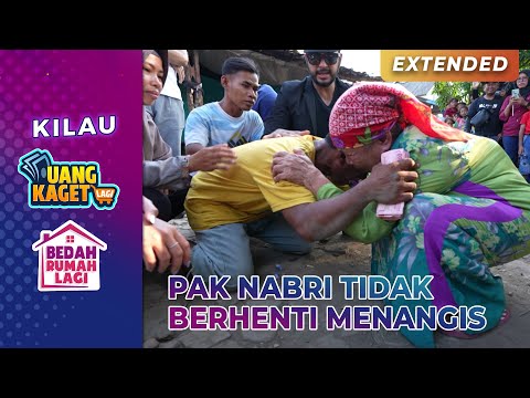 NANGIS KEJER! Pak Nabri Dapat Uang 15 Juta Rupiah | KILAU UANG KAGET & BEDAH RUMAH | PART 4/8