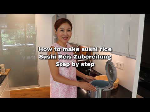 Der Trick für perfekten Sushi-Reis. funktioniert wirklich, Schritt für Schritt