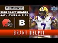The Cleveland Browns select a TALENTED Grant Delpit with the 44th overall pick | 2020 NFL Draft