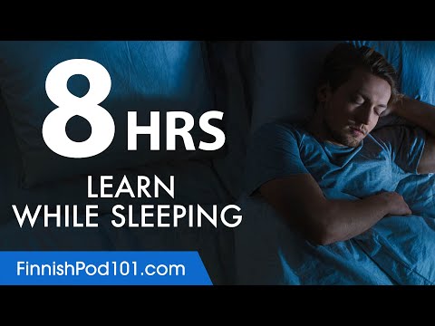 Learn Finnish While Sleeping 8 Hours - Learn ALL Basic Vocabulary