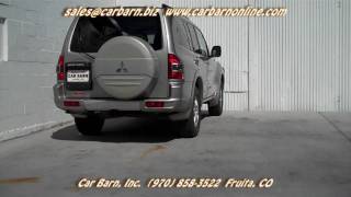 preview picture of video 'SOLD! - 2002 Mitsubishi Montero Limited 4x4 at Car Barn in Fruita'