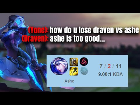 Stomping Draven as Ashe?! - Ashe ADC Gameplay