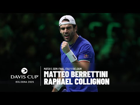 Berrettini BRILLIANCE in Bologna! 💥 | Italy v Belgium | Highlights | 2025 Davis Cup Final 8