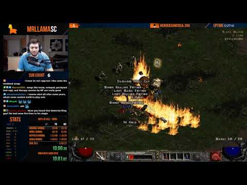 Diablo 2 - HELL HARDCORE DRUID SPEEDRUN