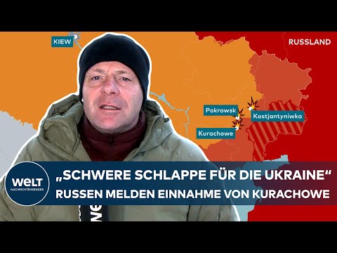 UKRAINE-KRIEG - Kreml: Kurachowe unter russischer Kontrolle - "schwere Schlappe für die Ukraine"