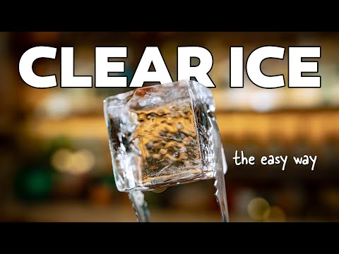 How I make CLEAR ICE the EASY way