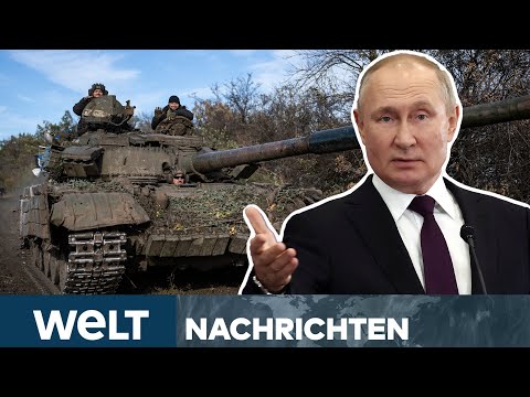 UKRAINE-KRIEG: Putin verhängt Kriegsrecht – Tausende fliehen aus Cherson  I WELT Newsstream