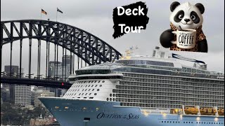 Royal Caribbean Ovation Of The Seas Deck Tour..